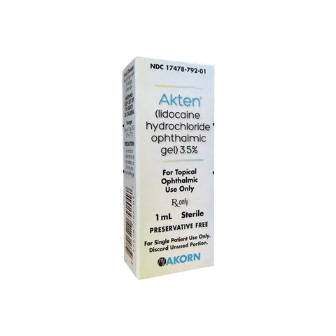 Akten Lidocaine Ophthalmic Gel 3.5% ‚ 1mL