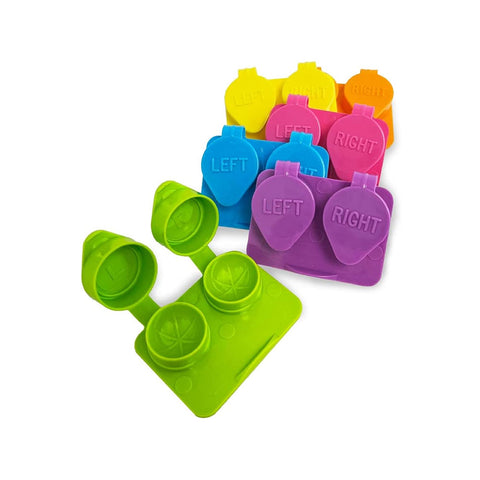 Mixed Colors Flip Top Contact Lens Cases, 1000/Bag