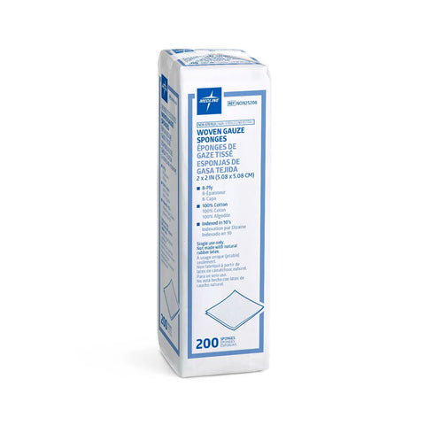 Gauze, 2 x 2, 8-ply, Non-Sterile, 200/Box