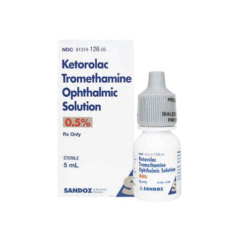 Ketorolac Topical Solution Eye Drop, 0.5%, 5mL