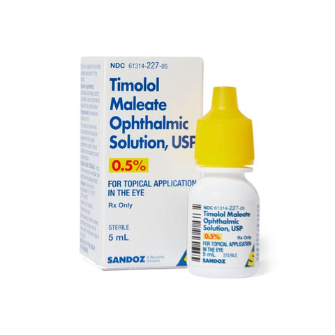 Timolol, 0.5%, 10mL - Sandoz