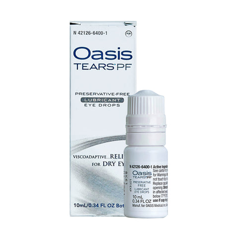 Oasis Tears Preservative-Free Eye Drops (10mL Bottle)