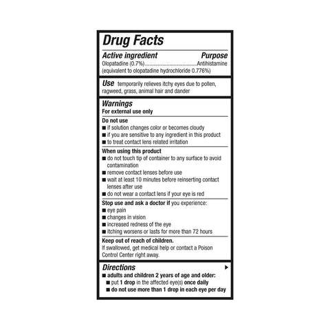 Pataday Once Daily Relief Extra Strength (2.5ml, 2 Bottles Twin Pack)