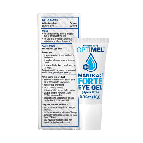 OptiMel Manuka Forte Eye Gel Ointment (0.35 oz/10g tube)