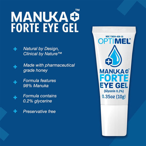 OptiMel Manuka Forte Eye Gel Ointment (0.35 oz/10g tube)