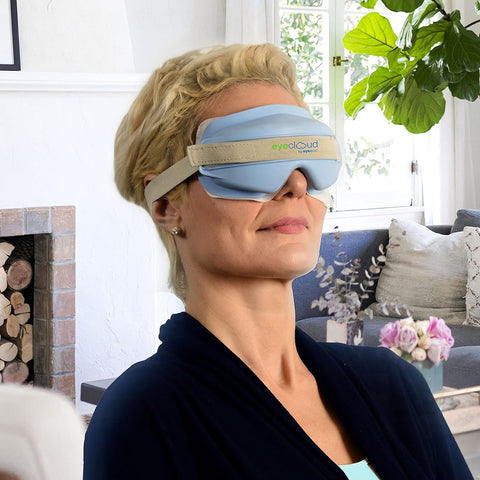 EyeCloud Home Treatment Kit Moist heat Treatments (600+ Gel Pack uses) (Blue)