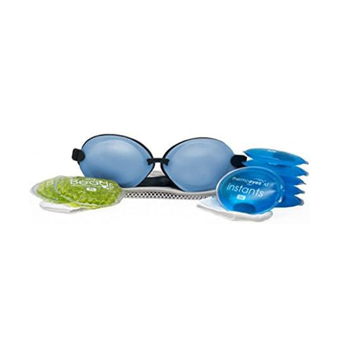 EyeEco Tranquileyes XL with Beads & Instants – Advanced Moist-Heat & Cold Therapy for Severe Dry Eye & MGD