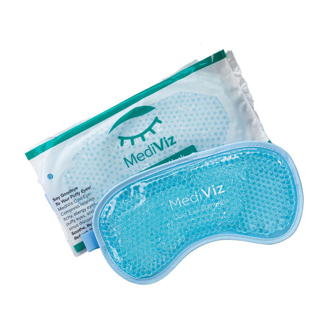 MediViz Cooling Eye Mask for Puffy Eyes, Allergies, Sinuses, and Itchy Eyes