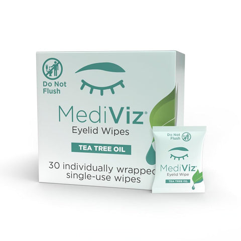 Mediviz Tea Tree Eyelid Cleansing Wipes