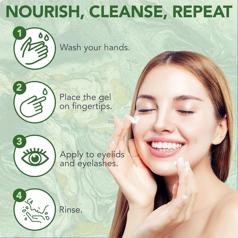 Noveha Tea Tree Eyelid Gel Cleanser (50mL)