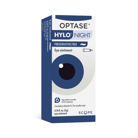 Optase Hylo Night Ointment Preservative-Free 300 uses (5g Tube)