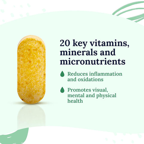 CorneaCare Multivitamin for Eyes, Mind and Body (60ct - 1 Month Supply)