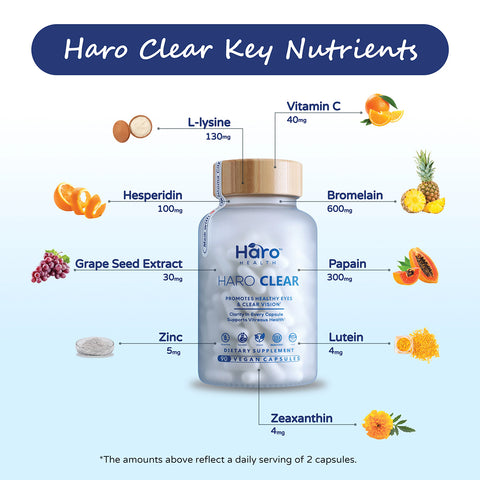 Haro Clear Eye Floaters and Vitreous Health Formula (90ct)