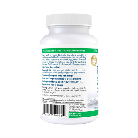 Nordic Naturals ProDHA Eye – Advanced Omega-3 with Lutein & Zeaxanthin for Vision & Eye Health – 60ct & 120ct Softgels