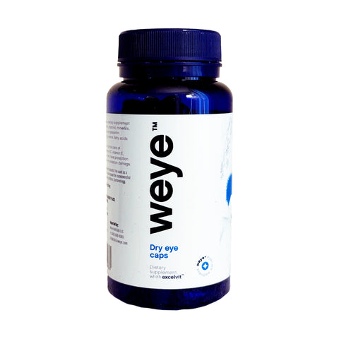 Weye Dry Eye Vitamins with Excelvit®, Omega-3, Lutein, Vitamin D3, and Zinc – Hydration, Tear Support & Eye Protection