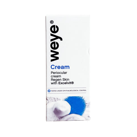 Weye Regenerating Eye Cream – Hydrating & Restorative Periocular Care with Excelvit®, Vitamin E, Vitamin C & Olive Oil for Dry Eyes, Blepharitis & Ocular Rosacea (50mL)
