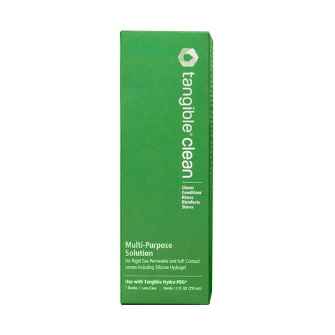 Tangible Clean - RGP, Scleral and Soft Contact Lens Multi-Purpose Solution (2 Sizes)