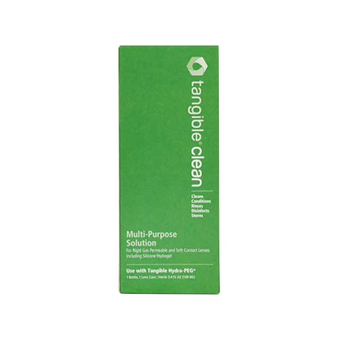 Tangible Clean - RGP, Scleral and Soft Contact Lens Multi-Purpose Solution (2 Sizes)