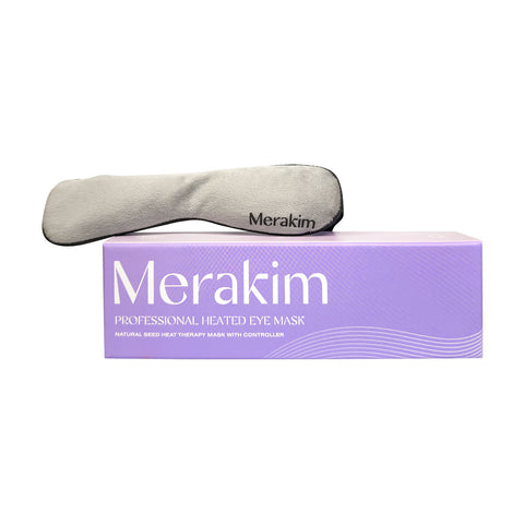 Merakim Professional USB Heat Eye Mask – Adjustable Warm Compress for Dry Eyes, Fatigue Relief, and Tear Film Support