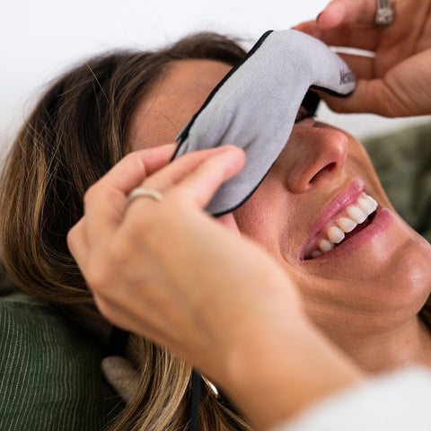 Merakim Professional USB Heat Eye Mask – Adjustable Warm Compress for Dry Eyes, Fatigue Relief, and Tear Film Support