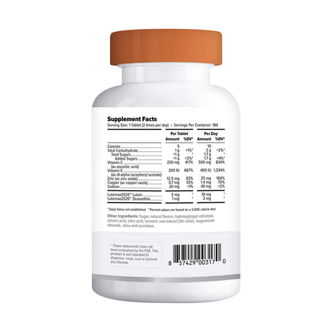 Focus Select Citrus Chewable AREDS2 Based Formula (90-day Supply)