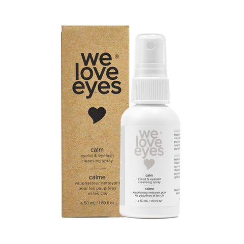 We Love Eyes Calm Eyelid & Eyelash Cleansing Spray with HypoChlorous (50mL Bottle)