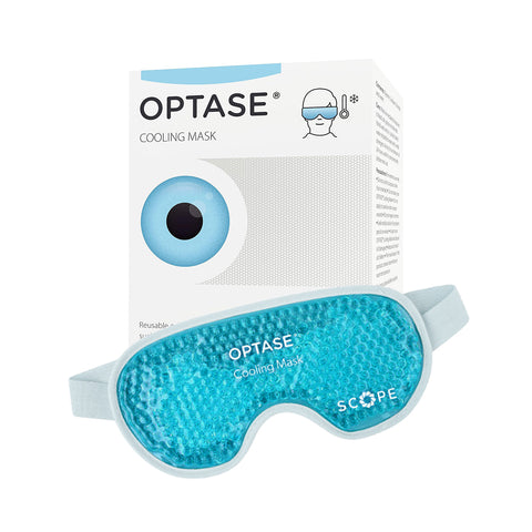 Optase Cooling Mask for Allergies and Puffy Eyes (Re-Usable)