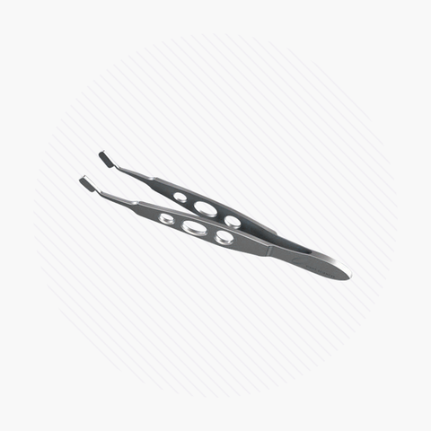Oasis Dry Eye Forceps - Grooved Forceps (Designed for Plugs)