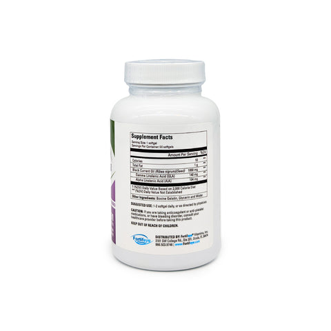 Fortifeye Black Currant Oil GLA, 90ct