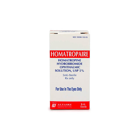 (Atropine) Homatropaire Homatropine 5% 5mL Ophthalmic Solution