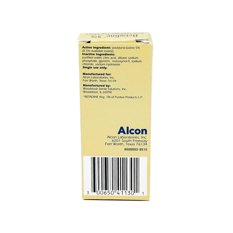 Betadine Ophthalmic Solution, 5%, 30mL, Alcon