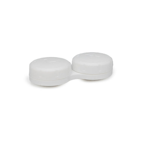 Contact Cases, Screw top, White, 50/Bag