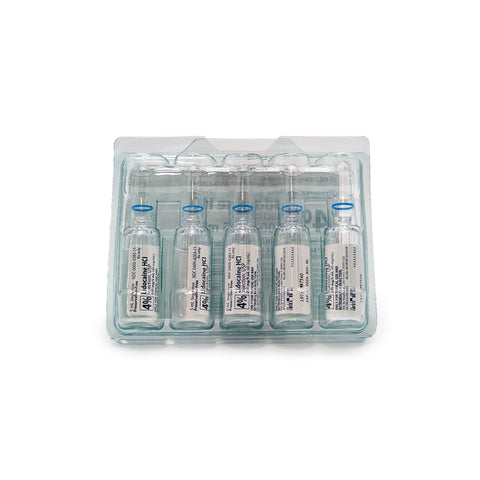 Lidocaine 4% Injection 5mL - 5/Pack
