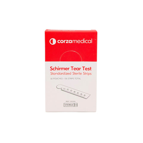 Corza Medical Schirmer Tear Test Standardized Sterile Strips