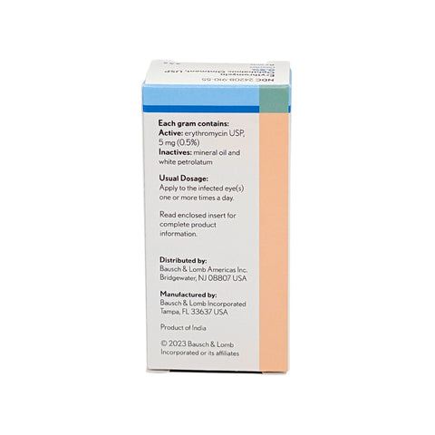 Erythromycin Ophthalmic Ointment, 0.5% | Bausch & Lomb