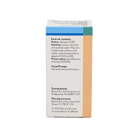 Ofloxacin 0.3%, 5mL Ophthalmic Solution