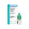 The MedPharma USA Latanoprost 0.005% (2.5ml Somerset) includes a white and blue box with text and a small bottle with a blue cap and white label, containing 2.5 mL of solution for topical eye use to treat open-angle glaucoma or ocular hypertension.