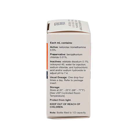 Ketorolac Ophthalmic Solution 0.5% 5mL