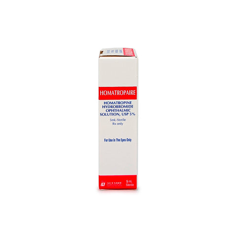 (Atropine) Homatropaire Homatropine 5% 5mL Ophthalmic Solution