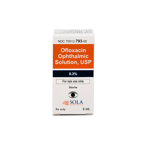 Ofloxacin 0.3%, 5mL Ophthalmic Solution