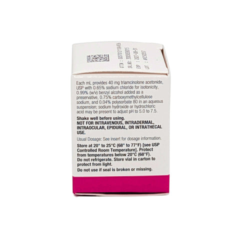 Kenalog Injection Vial, 40mg, 1mL (Generic)