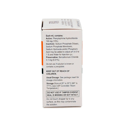 Phenylephrine Hydrochloride Ophthalmic Solution 10%, 5ml - Sola Pharmaceuticals