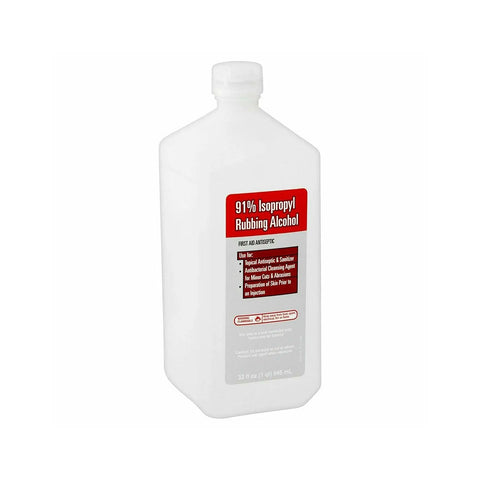 Alcohol Isopropyl Solution 91% 16 oz- McKesson Medical Surgical