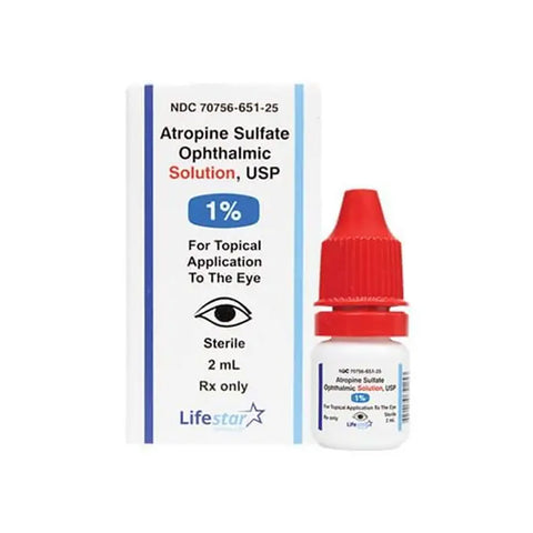 Atropine, 1%, 2mL, LifeStar