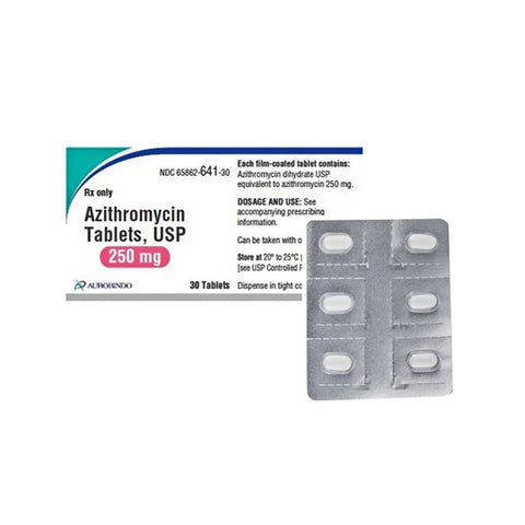 Azithromycin 250mg - 18/Pack - Tablets