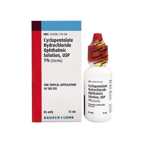 Cyclopentolate Ophthalmic Solution 1% 15mL - Bausch and Lomb