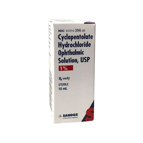 Cyclopentolate Ophthalmic Solution 1%, 15mL - Bausch