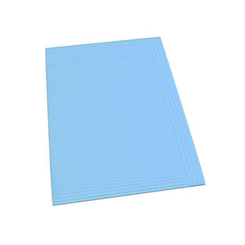 Drape, Blue Dental Bib 17-3/4" x 12-7/8" Blue 3-Ply 500/Case