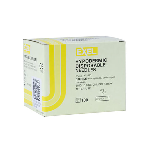 Needles, 30g x 1/2", 100/Box, Excel