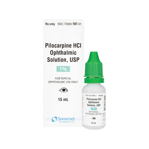 Pilocarpine Eye Drops 1%, 15mL - Somerset